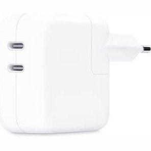 Apple Alimentatore 35W Doppia USB-C iPhone iPad Watch MNWP3ZM/A-0