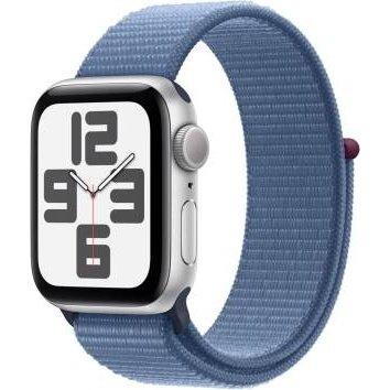 Apple Watch SE 2023 40mm Aluminium Silver Sport Loop Winter Blue MRE33QL/A-0