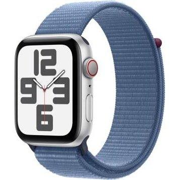 Apple Watch SE 2023 Cell 44mm Aluminium Silver Sport Loop Winter Blue MRHM3QL/A-0