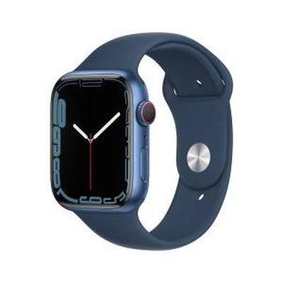 Apple Watch Serie 7 Cell 45mm Aluminium Case/Abyss Blue Sport Band ITA MKJT3TY/A