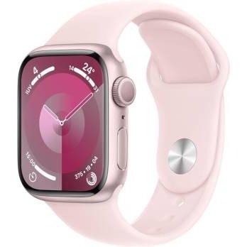 Apple Watch Serie 9 41mm Aluminium Pink Sport Band Light Pink S/M MR933QL/A-0