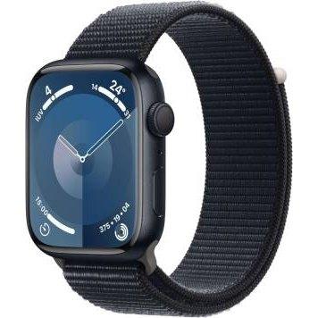 Apple Watch Serie 9 45mm Aluminium MidNight Sport Loop MidNight MR9C3QL/A-0