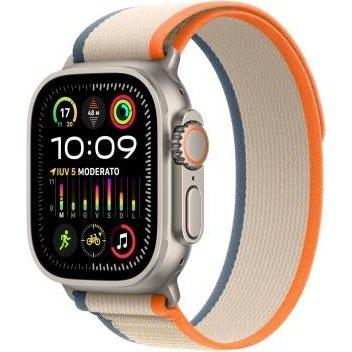 Apple Watch Ultra2 Cell 49mm Titanium Trail Loop Orange/Beige M/L MRF23TY/A-0