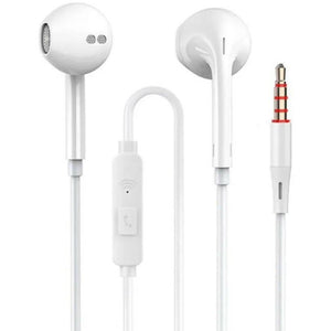 Auricolari Cablati 3,5mm Jack, Bianco Nuovo - bigeshop