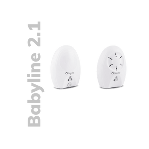 BABY MONITOR AUDIO- BABYLINE 2.1 di LIONELO- ALIMENTATORE E BATTERIA - bigeshop