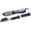 Babyliss AS121E Multistyle - Spazzola Fissa ad Aria, Multiaccessoriata, Tecnologia ionica, Cavo girevole, 1200W, Viola - bigeshop