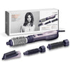 Babyliss AS121E Multistyle - Spazzola Fissa ad Aria, Multiaccessoriata, Tecnologia ionica, Cavo girevole, 1200W, Viola - bigeshop