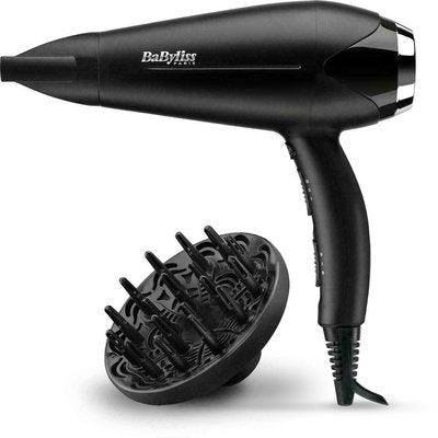 BaByliss D572DE Turbo Smooth 2200W Nero Asciugacapelli Phon