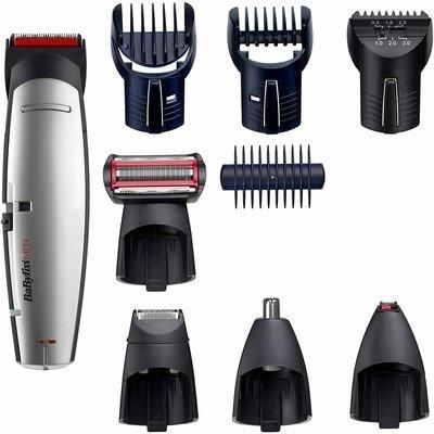 BaByliss E837E X-10 Kit multiuso con lame W-tech, Per barba, capelli e corpo, Uo