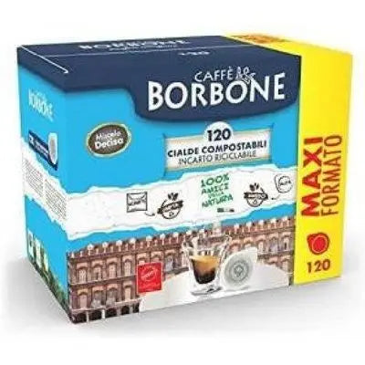 Borbone Box Cialde 44mm Miscela Decisa Nera 120pz