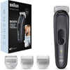 Braun Body Groomer 3 Rifinitore per Depilazione Uomo,BG3350 Nero e Grigio - bigeshop