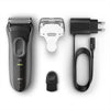 BRAUN rasoio elettrico SERIES 3 PROSKIN 3000S-Nero - bigeshop