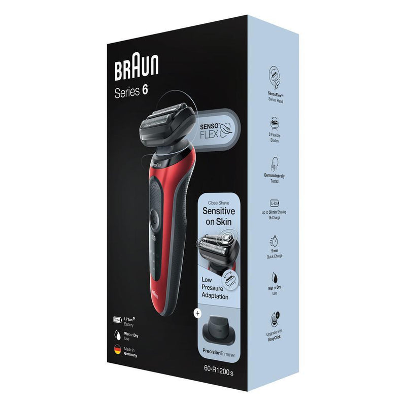 Braun Rasoio elettrico Series 6 60-R1200S red edition - bigeshop