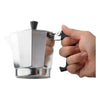 Cafettiera Italiana Haeger Moka Alluminio-8