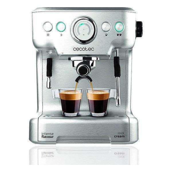 Caffettiera Express a Leva Cecotec Power Espresso 20 Barista Pro 2,7 L Argentato - bigeshop