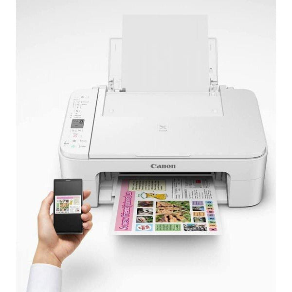 Canon Italia Ts3151 Pixma Stampante 3 in 1 a Getto d'Inchiostro Bianco - bigeshop