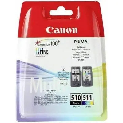 Canon PG-510/CL-511 Cartuccia Multipack - Nero, Ciano, Magenta, Giallo 2970B010