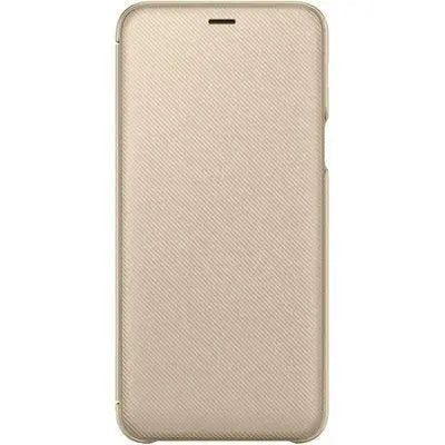 Custodia Cover Flip Case Originale Samsung EF-WA605 Oro Per Galaxy A6 PLUS 2018