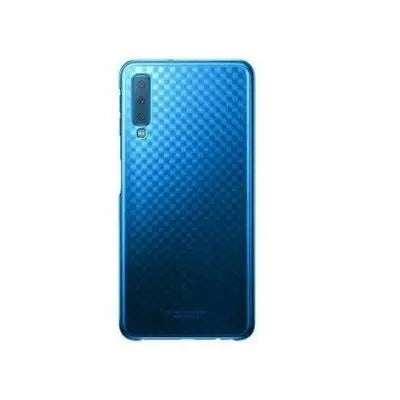 Custodia Slim Cover Originale Back Samsung EF-AA750 Galaxy A7 2018 blu SM-A750F