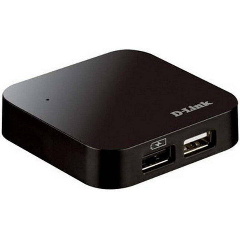 D-Link DUB-H4 Hub a 4 Porte da 480 Mbps, USB 2.0, per Trasferimento Dati, USB-C - bigeshop