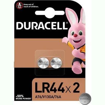 Duracell Batterie Bottone LR44 76A/V13GA/A76 1Cnf/2pz-0