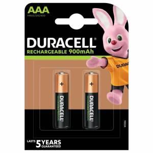 Duracell Batterie Mini Stilo AAA Ric.900mAh HR03 DX2400 1Cnf/2pz-0