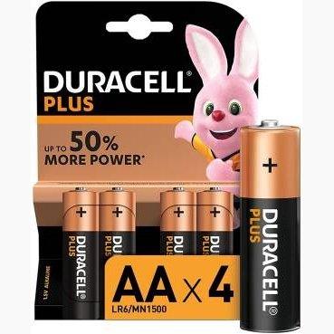 Duracell Batterie Stilo AA Plus LR6 MN1500 1Cnf/4pz-0