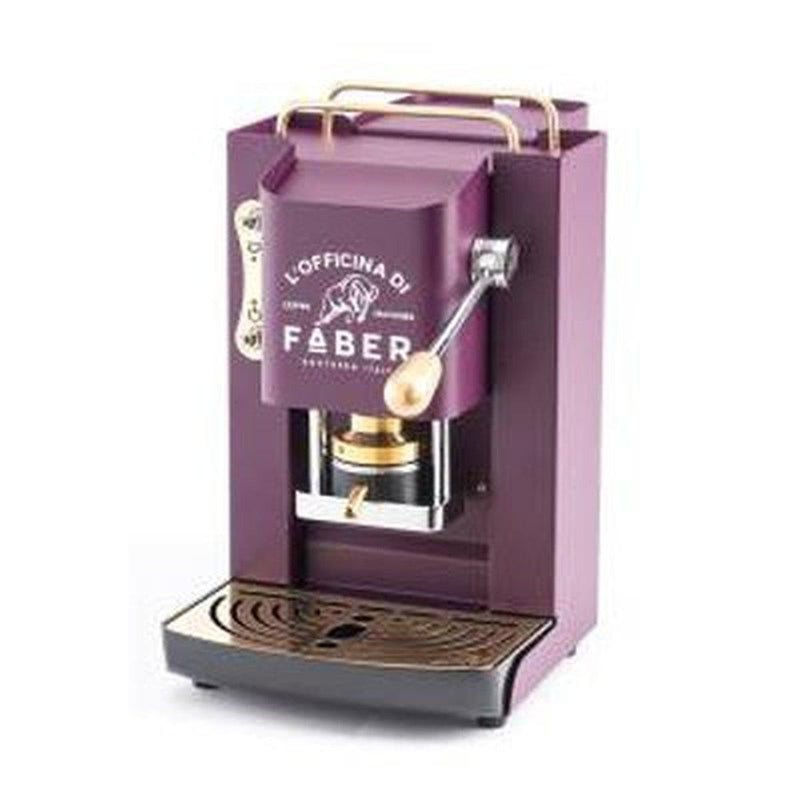 Faber Pro Deluxe Macchina da Caffè Cialde 44mm Violet Ottone