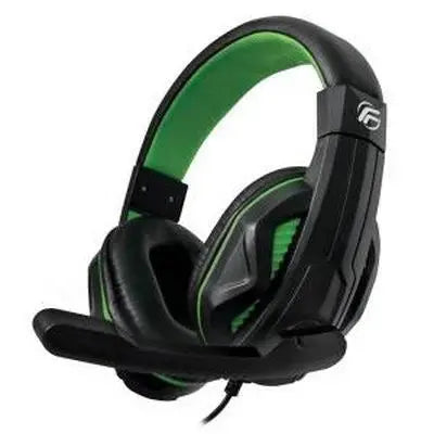 Fenner Cuffie Gaming Soundgame + Microfono PC/Console Green