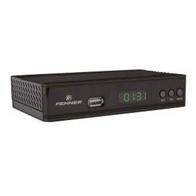 Fenner Decoder FN-GX2 HD DVB-T2/HEVC USB 2.0 con Telecomando 2in1