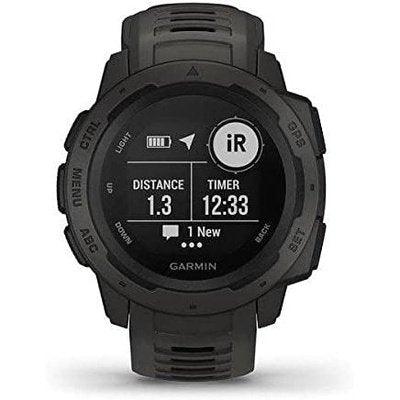 Garmin Instinct Graphite Sportwatch GPS, Regular, Grigio - bigeshop