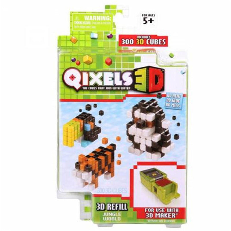 Giochi puzzle Preziosi Pack 3D Pack Temas Qixels QXE11000 - bigeshop