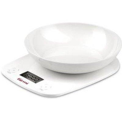 Girmi Bilancia da Cucina Elettronica con Ciotola PS01 1gr/5kg Bianco - bigeshop