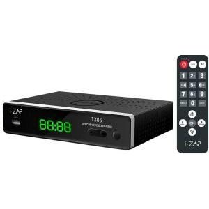 I-Zap Decoder T385 Play DVBT2 HEVC 10 BIT HD/USB Tasti Grandi-0