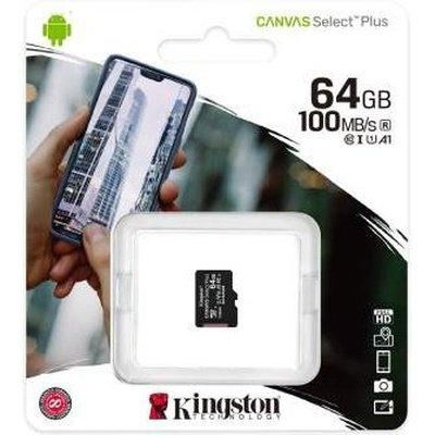 Kingston Micro SD 64GB Classe 10 SDCS2/64GB SENZA Adattatore