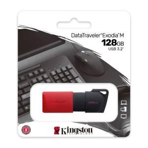 Kingston Pendrive USB-A 3.2 128GB DTXM/128GB Nero/Rosso-0