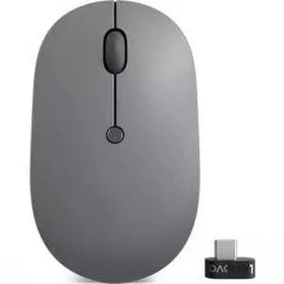 Lenovo Mouse Wireless Go USB-C Grigio Tempesta