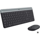Logitech MK470 Kit Mouse e Tastiera, Layout Tedesco Qwertz, ‎Nero - bigeshop