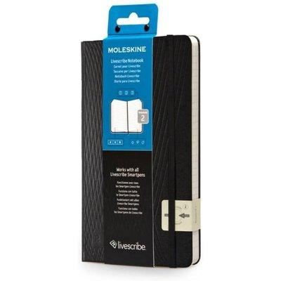 Moleskine Quaderno Livescribe #2 a Righe Cop. Rigida Grande Nero