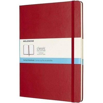 Moleskine Taccuino a Pagine Puntinate Cop. Rigida XL Rosso