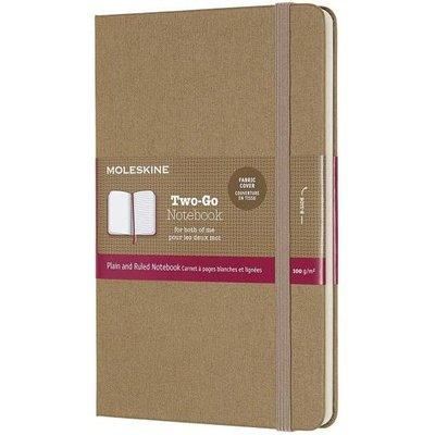 Moleskine Taccuino Two-Go Marrone Avana 11.5x18cm