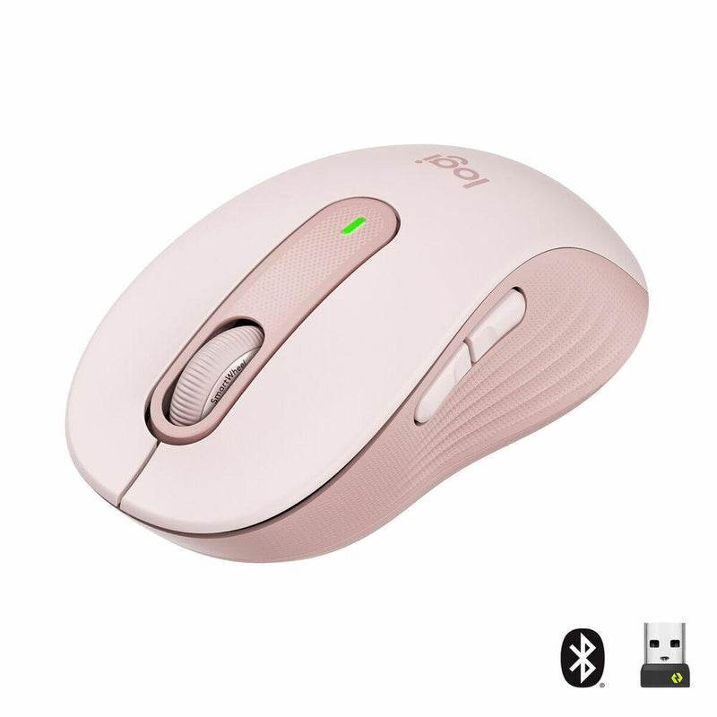 Mouse senza Fili Logitech M650 Rosa - bigeshop