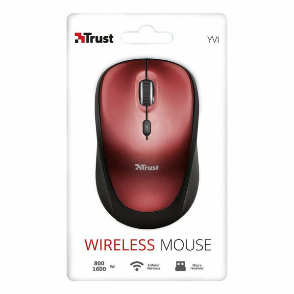 Mouse Trust 19522 Rosso - bigeshop