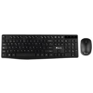 NGS Kit Tastiera + Mouse Wireless Allure Nera-0