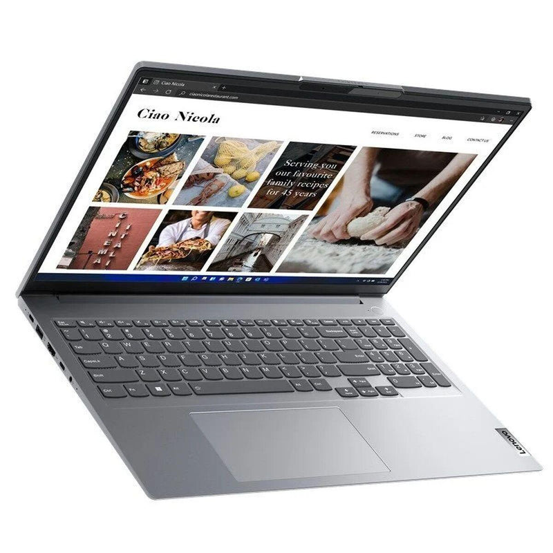 Notebook Lenovo THINKBOOK 16 G4+ IAP Intel Core I7-1255U Qwerty in Spagnolo 32 GB 16" 1 TB SSD - bigeshop