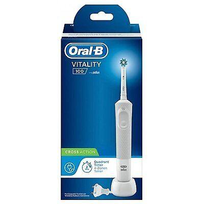 Oral-B Cross Action Vitality 170 Spazzolino Elettrico Base Ricaricabile, 1 - bigeshop