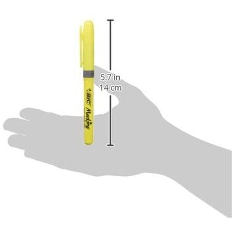 Pennarello Bic Giallo (Ricondizionati A+) - bigeshop