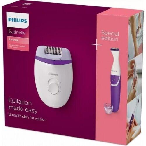 Philips EPILATORE COMPATTO E RIFINITORE PER ZONA BIKINI PHILIPS SATINELLE ERGONOMICO - bigeshop