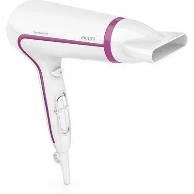 Philips HP8230/60 Asciugacapelli ThermoProtect, 2100 W, colore: bianco/rosa