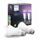 Philips Hue White and Color Ambience A60 2 pack bulbs E27